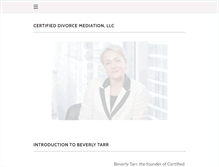 Tablet Screenshot of certified-mediator.com